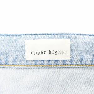 upper hights ザウーマン THE WOMA REEF デニムパンツ ジーンズ ジーパン ジッパーフライ 23 XS 水色