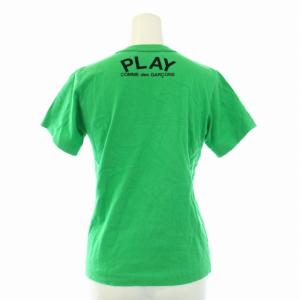 PLAY Comme des Garçons AD2010 Tシャツ カットソー クルーネック 半袖 ハート S 緑 グリーン AZ-T125