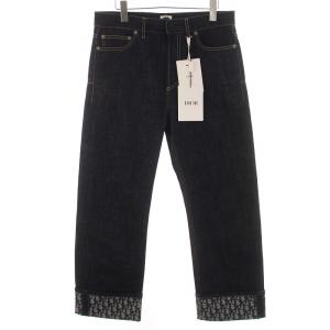 24AW オブリーク デニムパンツ トロッター柄 442P31A3161