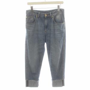 デニムパンツ ジーンズ ジップフライ USED加工 カットオフ ラメ