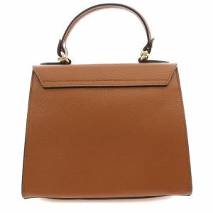 Deuxieme Classe AULENTTI 2WAY ハンドバッグ ショルダーバッグ レザー F 茶 ブラウン