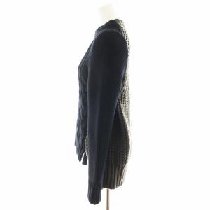 sacai ニット カラーブロック 1 グレー ネイビー ブラック