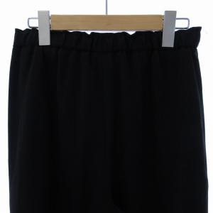 23区 タグ付き イージーパンツ テーパード スラックス 38 M 黒 ブラック