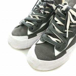 NIKE SACAI BLAZER LOW IRON GREY スニーカー