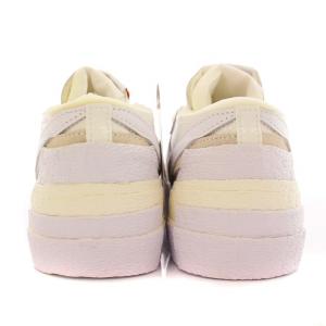 NIKE sacai BLAZER LOW WHITE PATENT LEATHER