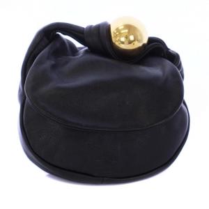 JIL SANDER SPHERE POUCH SM ハンドバッグ ブラック