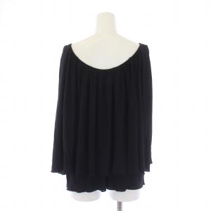 Deuxieme Classe 23SS Duplex ブラウス シャツ ノースリーブ F 黒 ブラック 23070500722010