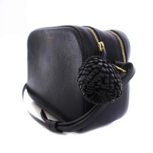 J&M DAVIDSON ショルダーバッグ レザー 黒 ブラック