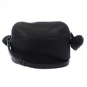 J&M DAVIDSON ショルダーバッグ レザー 黒 ブラック