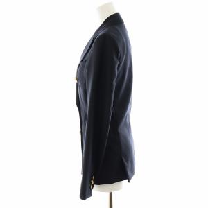 MADISONBLUE W6B LINEN PEARL JACKET XS ネイビー