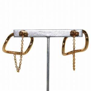 Maison Margiela 11 ピアス 両耳 チェーン 925 ゴールド色 /NW38