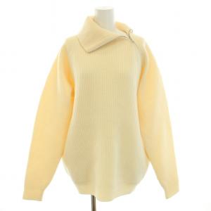 SUPER FINE WOOL RIB KNIT V NECK スーパーファインウール
