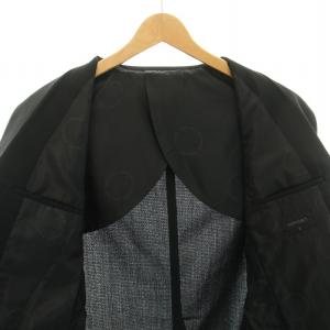 SOPHNET. テーラードジャケット シングル 2B センターベント ウール混 S 黒 ブラック /YT