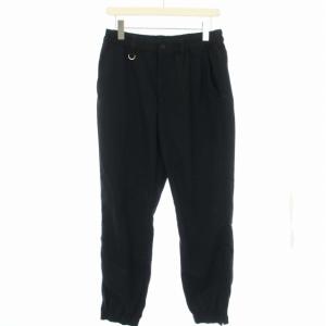 23AW STRETCH WOOL HEM SHIRRING STANDARD EASY PANTS イージーパンツ