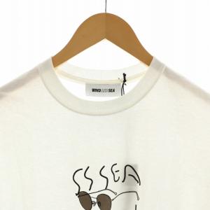 WIND AND SEA ゾフ Zoff タグ付き WDS-Zoff-Tee-01 Tシャツ アイウェアプリント 半袖 ロゴ M 白 ホワイト