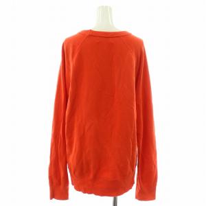 Acne Studios COLLEGE SS14 スウェット トレーナー 長袖 クルーネック オーバーサイズ ラグランスリーブ S オレンジレッド