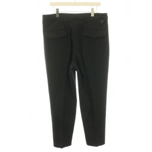 White Mountaineering 23AW 1タックワイドテーパードパンツ 1 TUCK WIDE TAPERED PANTS ベルト 3 L 黒 ブラック