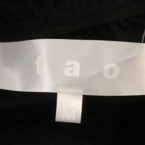 TAO COMME des GARCONS 24SS AD2024 スタンドカラー プルオーバー ブラウス M ブラック