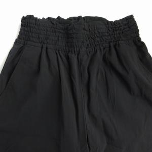 JOURNAL STANDARD 22SS ナイロンストレッチパンツ イージー フリル 36 S 黒 ブラック 22030400909210