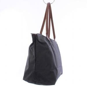 Longchamp ルプリアージュ L トートバッグ ハンドバッグ ナイロン レザー グレー L18998930