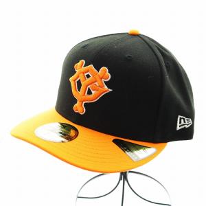 ジャイアンツ キャップ 帽子 ロゴ刺繍 59.6cm オレンジ 黒 ブラック /AN6