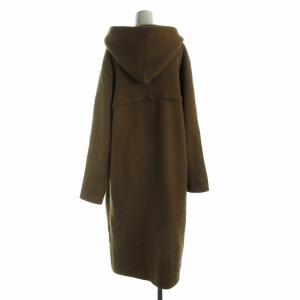 Ameri VINTAGE フーデッドコート フーディー ニット ロング 茶 ブラウン