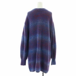 Ameri VINTAGE UNDRESSED 22AW UND ミックスロングストレートニットカーディガン UND MIX LONG STRAIGHT