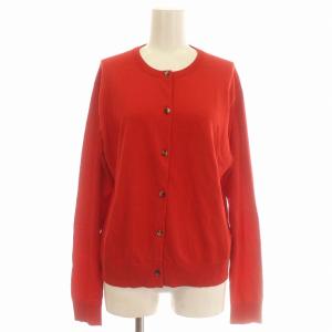 24SS カーディガン KIRI コットン ニット 長袖 F 赤 レッド