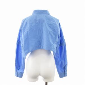 Ameri VINTAGE 22SS HEM DEFORMATION SHORT SHIRT シャツ ブラウス 長袖 カットソーショート丈