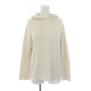 22SS コットンナイロン フーデッドプルオーバー パーカー フーディー 長袖 S アイボリー 23-02-21-02101