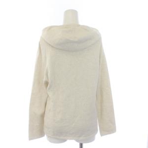 GALERIE VIE 22SS コットンナイロン フーデッドプルオーバー パーカー フーディー 長袖 S アイボリー 23-02-21-02101