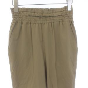 JOURNAL STANDARD 24SS ナイロンストレッチワイドパンツ イージーパンツ テーパード ギャザー 34 XS ベージュ 24030400910010