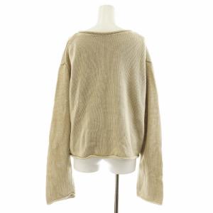 L'Appartement 24SS Cotton 3G Vneck Knit ニット セーター 長袖 コットン ベージュ 24080560211010