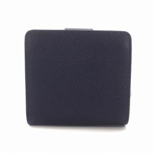 FURLA 二つ折り財布 レザー 小銭入れあり 紺 ネイビー