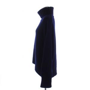 GALERIE VIE 22AW ファインウール タートルネックプルオーバー ニット セーター 長袖 S 紺 ネイビー 23-02-24-20303