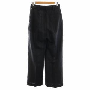 MARGARET HOWELL 24SS WOOL LINEN HOPSACK パンツ 1 グレー