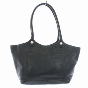 COACH トートバッグ ショルダーバッグ レザー 黒 ブラック F14383