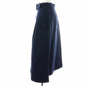 MHL. 24SS ワークウェアコットンツイル WORKWEAR COTTON TWILL ラップスカート ロング