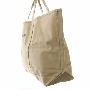 L.L.BEAN グローサリートートバッグ ハンドバッグ ロゴ 刺繍 キャンバス 茶 ブラウン 301371 /BB