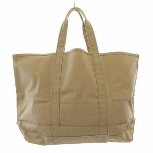 L.L.BEAN グローサリートートバッグ ハンドバッグ ロゴ 刺繍 キャンバス 茶 ブラウン 301371 /BB