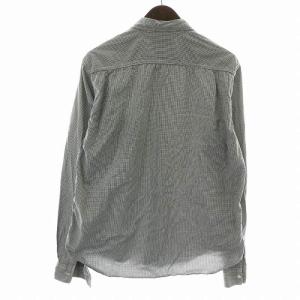 COMME des GARCONS HOMME カジュアルシャツ 長袖 ギンガムチェック L 黒 ブラック 白 ホワイト