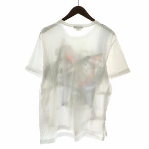 COMME des GARCONS HOMME PLUS AD2020 21SS METAL OUTLAW期 Tシャツ カットソー 半袖 クルーネック プリント L 白 ホワイト マルチカラー