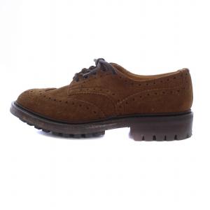 Tricker's ドレスシューズ ビジネスシューズ ウイングチップ スエード 7h5 26cm 茶 ブラウン 883840