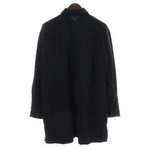 Y's ヨウジヤマモト シャツ 長袖 ロング丈 黒 ブラック