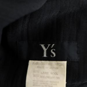 Y's ヨウジヤマモト シャツ 長袖 ロング丈 黒 ブラック