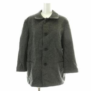 AD1999 ジャケット シングル ラウンドカラー 七分袖 M グレー /NW25