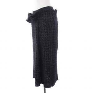 Yohji Yamamoto タイトスカート ロング ツイード フェイクレイヤード 1 S 黒 ブラック FE-S08-804