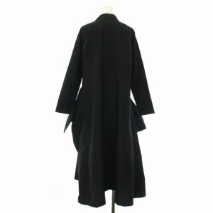 Tao AD1996 ヴィンテージ シャツワンピース アシンメトリー ロング 長袖 黒 ブラック TO-100260