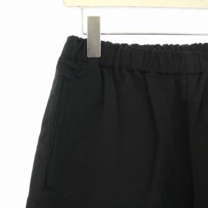 COMME des GARCONS AD2009 ナイロン リネン ワイドパンツ イージーパンツ S 黒 ブラック