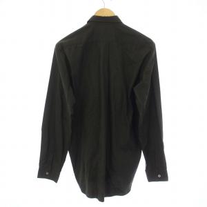 COMME des GARCONS HOMME AD2003 シャツ 長袖 ウール 切替 M カーキ HL-B003 /KH
